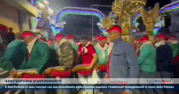 Conclusi con una straordinaria partecipazione festeggiamenti in onore della Patrona, Santa Eufemia