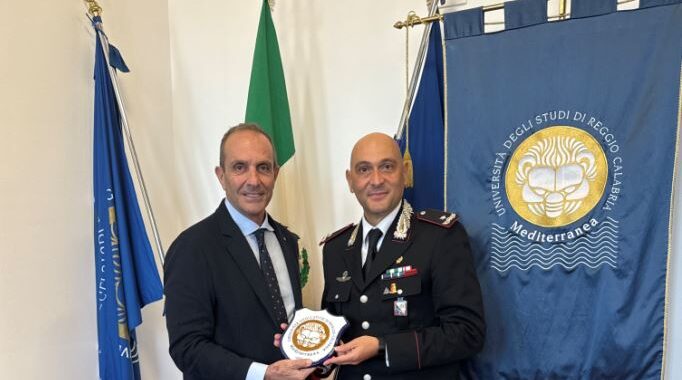 UniRC| Il Comandante Provinciale dei Carabinieri, Generale di Brigata Cesario Totaro, all’Università Mediterranea di Reggio Calabria