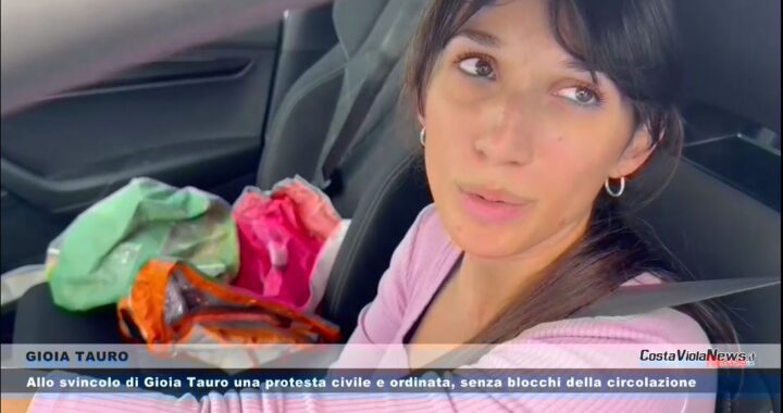 Allo svincolo di Gioia Tauro una protesta civile e ordinata, senza blocchi della circolazione