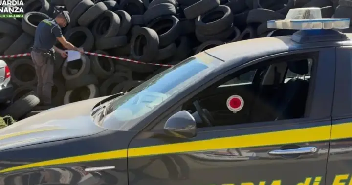 TAURIANOVA Migliaia di pneumatici abbandonati: sequestrata una discarica abusiva